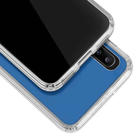 Black and Blue Arrows Galaxy A20 Clear Case